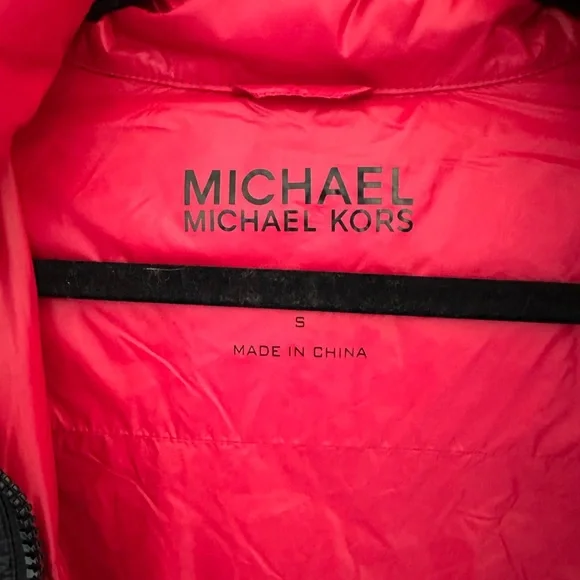 Michael Michael Kors Women's Black Puffer Coat Jacket